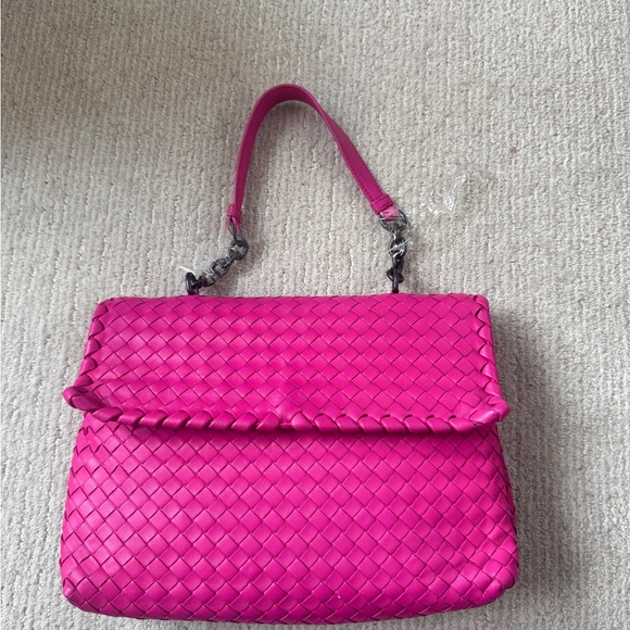 Bottega Veneta Handbags - (Auth) Bottega Veneta Intrecciato Olimpia Leather Bag